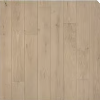Light beige hardwood flooring with vertical planks and natural grain patterns