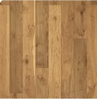 Medium brown hardwood flooring with varying plank widths and natural grain patterns