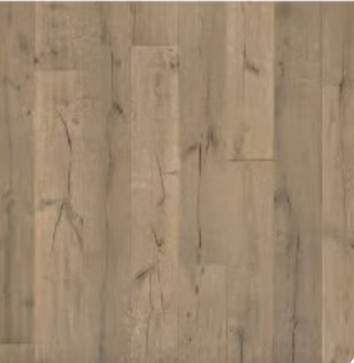 Light wood plank flooring with natural grain and knots throughout